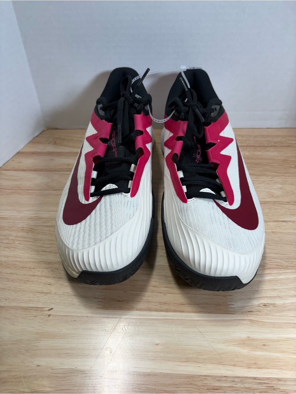 Nike Women’s Vapor Pro White and Pink Tennis Shoes Size 12